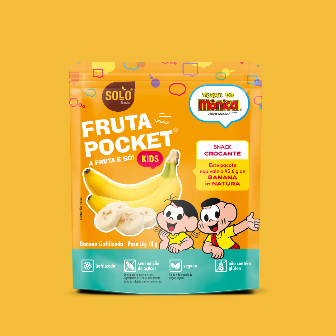 banana　小南 Fruta Pocket Kids Banana 12g – Solo Snacks