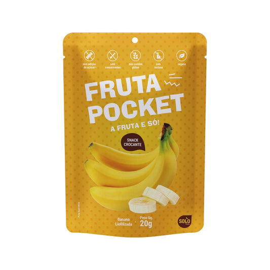 Fruta Pocket Banana Liofilizada 20g