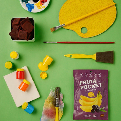 Fruta Pocket Açaí Banana Liofilizada 20g
