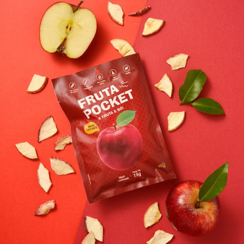 Fruta Pocket Maçã Liofilizada 15g
