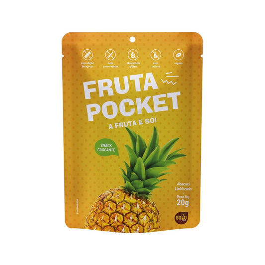 Fruta Pocket Abacaxi Liofilizada 20g