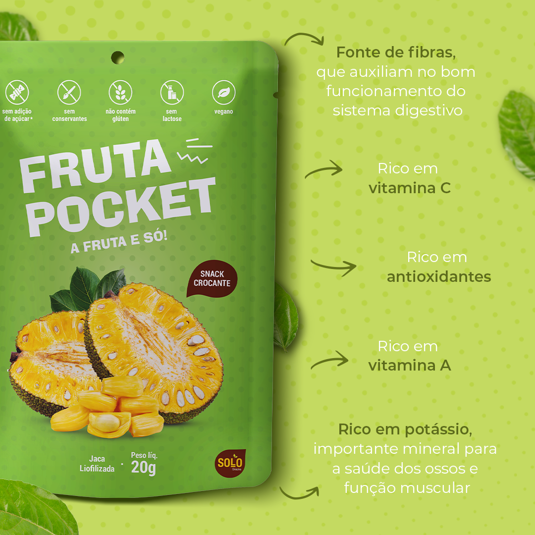 Fruta Pocket Jaca Liofilizada 20g