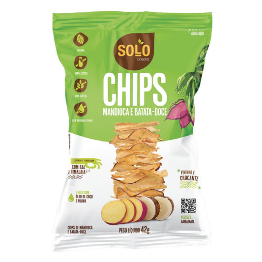 Chips De Mandioca E Batata Doce 42g