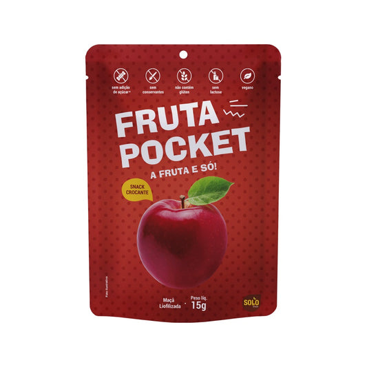 Fruta Pocket Maçã Liofilizada 15g