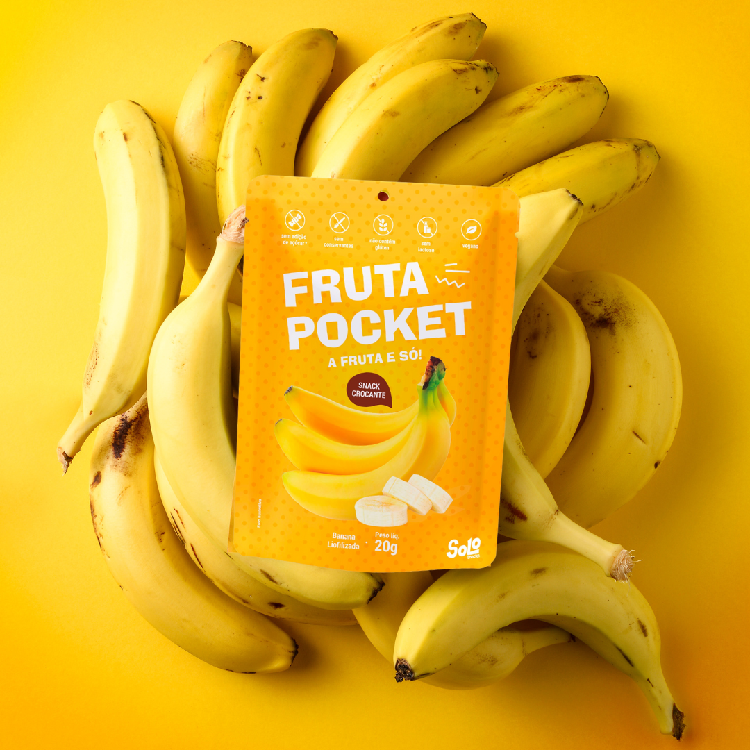Fruta Pocket Banana Liofilizada 20g