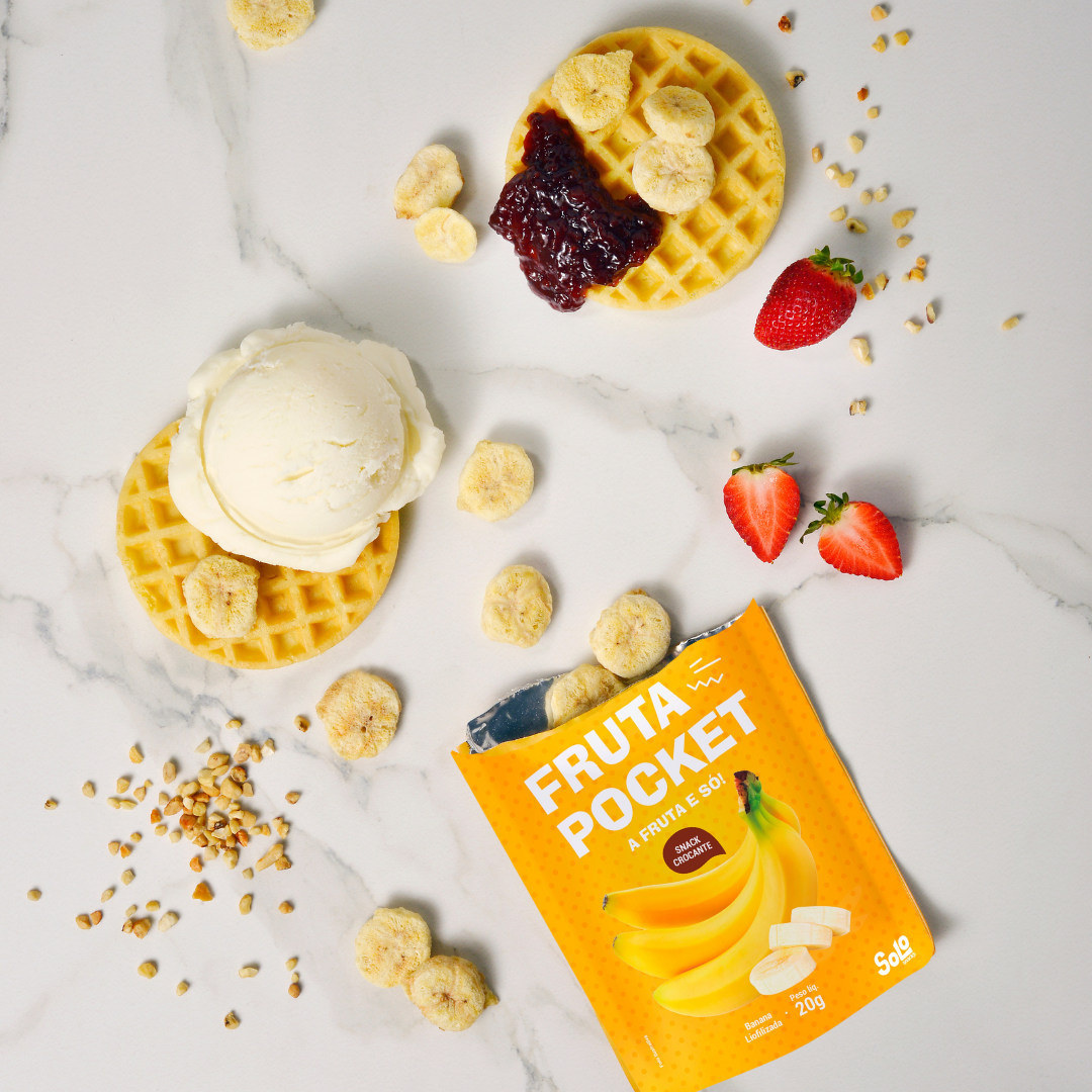 Fruta Pocket Banana Liofilizada 20g