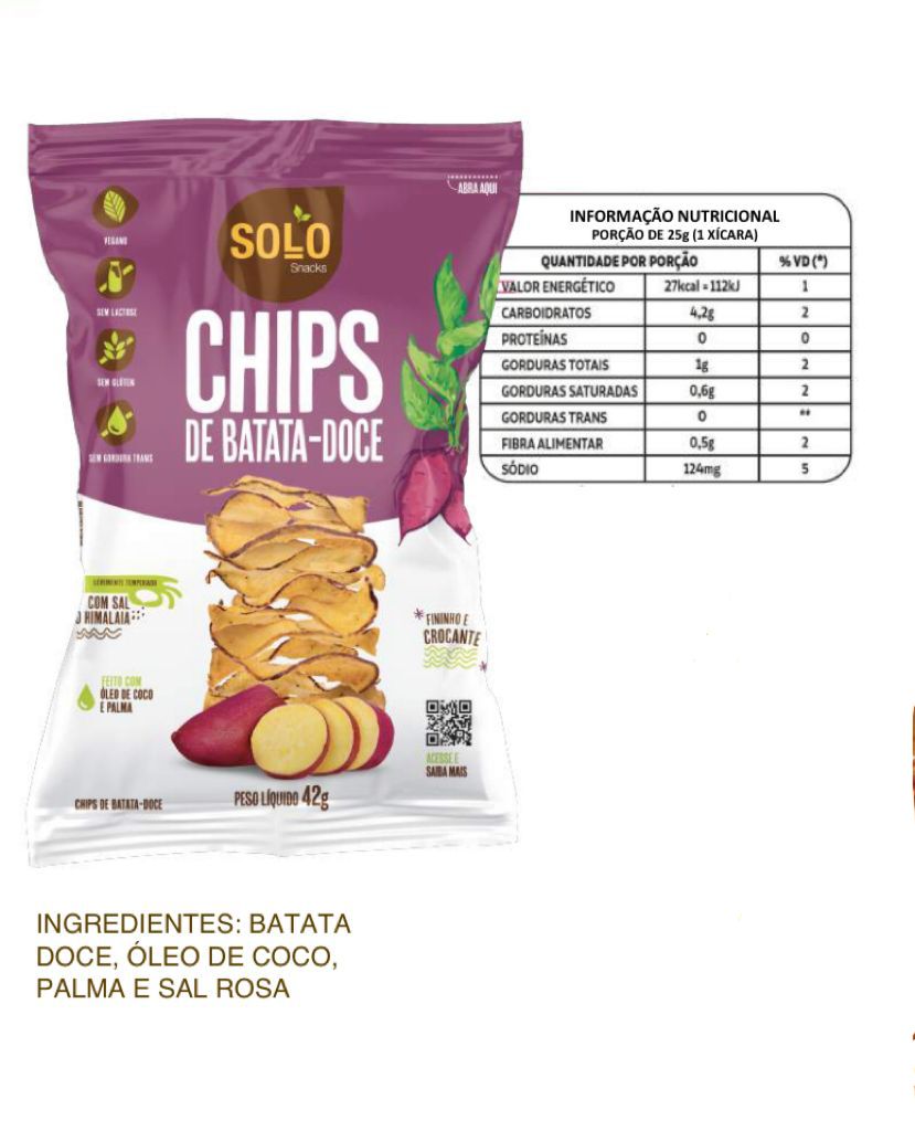 Chips De Batata Doce 42g